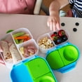 thumbnail image 5 of b.box Snack Box - 2 Compartment Snack Containers for Kids, Leakproof Mini Bento Box for Kids & Toddlers, Lunch Containers, Dishwasher Safe, BPA Free, Ages 4m+, 1 3/4 Cup - Ocean Breeze, 5 of 10