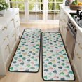 thumbnail image 4 of Kitchen Rugs Sets Of 2,Gray Christmas Tree Pattern Anti Fatigue Kitchen Mat Rugs Non Slip Washable,Decorative Kitchen Floor Mats for Kitchen,Sink,Laundry,17"x47"+17"x47", 4 of 5