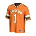 thumbnail image 2 of Unisex GameDay Greats #1 Orange Florida A&M Rattlers Collegiate Football Fashion Jersey, 2 of 4