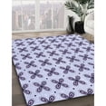 thumbnail image 3 of Ahgly Company Tapis de Zone Carré Lavable en Machine Lavande Bleue, 6 Pieds Carré, 3 of 7