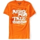 thumbnail image 1 of Aeropostale - Camiseta con gráfico pintado para hombre, naranja, extragrande, 1 of 1