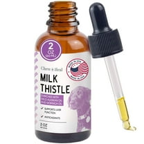 Chew Heal Milk Thistle for Dogs Liver Support - 2 oz Liquiq Supplement for Kidney and Liver Support