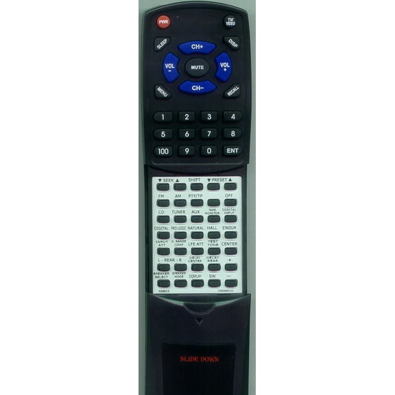Replacement Remote for NAKAMICHI BRE61-D1, BRE61D1, RTRE66D3, CB00522BRE60D1, AV500, AV400, AV8