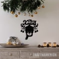 thumbnail image 2 of Craftnamesign Christmas Reindeer Metal Wall Art, Christmas Deer Sign, Merry Christmas Sign, 2 of 5