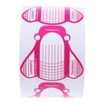 thumbnail image 3 of 500 Unidades Clavos jinwen Consejos de Uña Forma Guía de Extensión de Uñas Polaco DIY Stencil, 3 of 6