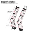 thumbnail image 2 of Hirioo Lilies Flowers for Adult Stockings Breathable Sock Non-Pilling,Contrasting Color Design, 2 of 6