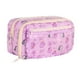 thumbnail image 5 of Estuche para lápices, bolsa de maquillaje, bolsa de cosméticos, bolsa de papelería para niños, adultos, estudiantes Carpincho violeta, 5 of 8