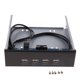 thumbnail image 1 of 4 Concentrador De Bahía De Expansión Del Panel Frontal USB 2.0 A Cable De Cabecera De Placa Base De 9 Pines Soledad Panel frontal USB de la caja de hierro, 1 of 10