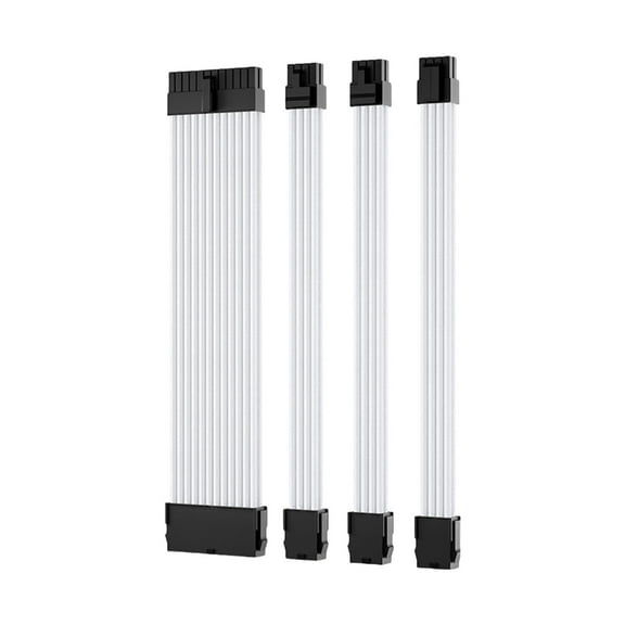 WINDLAND ATX24Pin/1x8Pin(4 4) CPU/2x8Pin(6P 2P) GPU Sleeved Extension Power Supply Cords