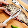 thumbnail image 3 of CNKOO 2pcs/set Stainless Steel Serrated Fish Scale Scraper  Seafood Knife  Fish Scale Remover  Scale Removal Tool  Easy to Remove Fish Scales  Fish Scale Cleaning Tool  Kitchen Tool, 3 of 5
