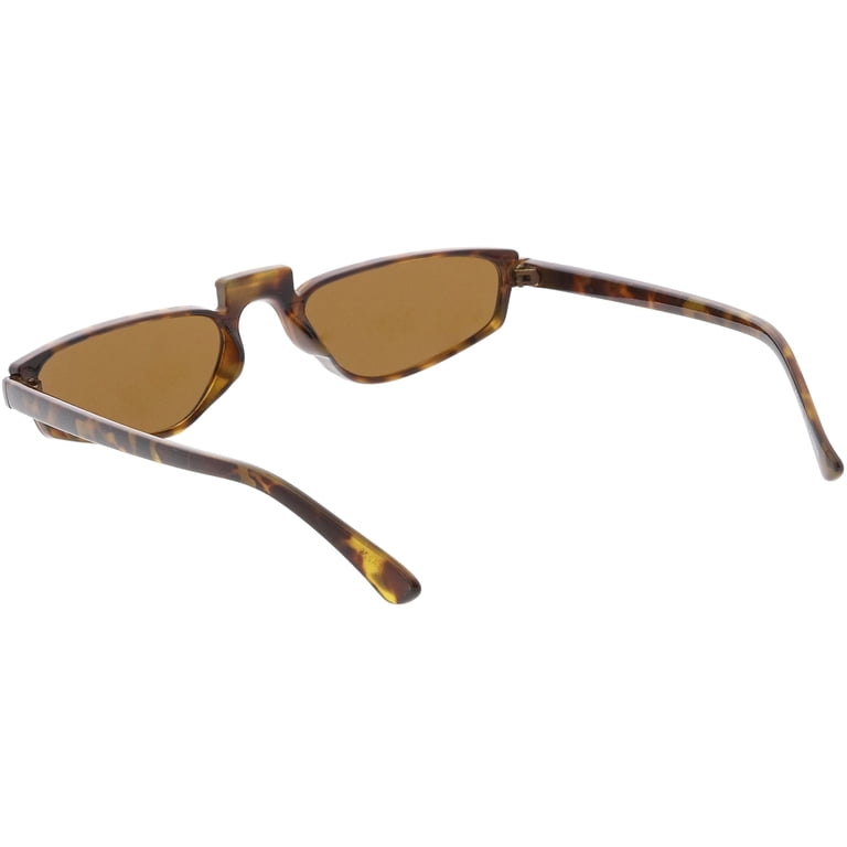 Geometric Rectangle Sunglasses Square Raised Nose Bridge  display picture 1
