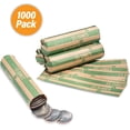 thumbnail image 1 of 1000 Flat Coin Wrappers, Dimes Coin Holder, Convenient Dime Storage Coin Wrapper - 1000 Pack, 1 of 3