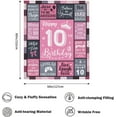 thumbnail image 5 of Birthday Gifts for 11 Year Old Girls, 11 Year Old Girl Birthday Gifts Ideas, 11th Birthday Decorations for Girls, Birthday Presents for 11 Yr Old Girl, Gifts for Girls Age 11 Throw Blanket 60"X50", 5 of 5