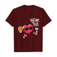 thumbnail image 1 of Lydiaunistar Women's Plus Size Spring Printed Short Sleeve Round Neck T-Shirt Top, Vintage Humor Design, Lightweight Stretch Casual Daily Party Wine, 1 of 3
