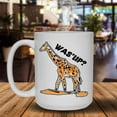 thumbnail image 2 of Giraffe Was'up Mug, Ceramic Mug, Coffee Cup 15 oz, 2 of 3