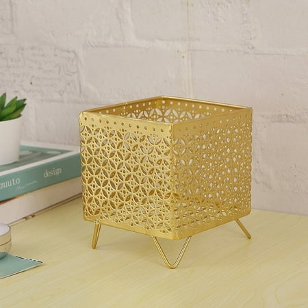 

NUOLUX Desktop Metal Coffee Holder Basket Coffee Storage Organizer Coffee Bar Container