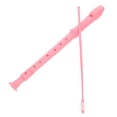thumbnail image 1 of TABLZONE Flute For Kids ABS Resin Pink For Performance Instrument 1Pcs, 1 of 8