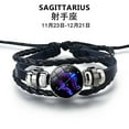 thumbnail image 2 of Xihbxyly Pulseras para Hombre y Mujer: Doce Pulseras de Cuerda de Cuero, 2 of 7