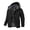 Black, variant on Men's Ski Jacket Warm Winter Snow Waterproof Coat Mountain Windbreaker Hooded Raincoat Black xl