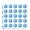 Clear, variant on Real Madrid FC Collegiate Initials Planner Calendar Scrapbooking Crafting Stickers - 50 1" Opaque Stickers