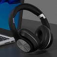 thumbnail image 4 of Clearance! Wireless Bluetooth Noise Cancelling Headphones, Over Ear Bluetooth Headphones, HD Call Low Delay, HiFi Stereo Sound, Wired & Wireless Modes, Folding Headset, for Travel, Home, Work Black, 4 of 6