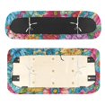 thumbnail image 3 of Pzuqiu Colorful Floral 2-Piece Golf Cart Seat Covers - Breathable Washable Protective Set for All Weather, Ideal Gift for Golf Lovers, 3 of 10
