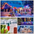 thumbnail image 6 of All In One Christmas Light Clip, Universal Gutter and Shingle Clip for C7, C9 and Mini Lights, 100 Pack, 6 of 17