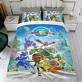thumbnail image 4 of RoboGobo Conjunto de sábanas temático, trío de piezas, cómodo y amigable con la piel, diseño único, regalo de decoración para el hogar para familiares, amigos y fans,140cm *210cm, 4 of 6