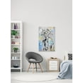 thumbnail image 4 of Parvez Taj White Floral Crown Canvas Wall Art, 4 of 7