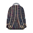 thumbnail image 3 of Colorful Abstract Backpack Modern Fashionable School Bag with Graffiti Art, Pop Art, and Rainbow Gradient, 3 of 6