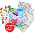 thumbnail image 2 of Libro para Colorear Peppa Pig Crayola 96 Páginas con Pegatinas, 2 of 4