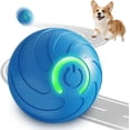 thumbnail image 1 of Upgrade Interactive Dog Ball with LED Lights - Electric Pet Toy for Dogs & Cats, Automatic Rolling Jump Activated Dog Toy (Blue), 1 of 6