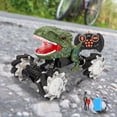 thumbnail image 3 of segolike 1/12 Scale Dinosaur RC Car 360 degree Rotation Powerful with Spray Light Sound, 3 of 8