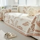 thumbnail image 1 of Nvzi Couch Cover Orange Chenille Sofa Covers Prevent cat scratching Sofa Towel Cover for Living Room Sofa Easy Fit Washable Furniture Sofa Protector 70.87*133.86inch, 1 of 4