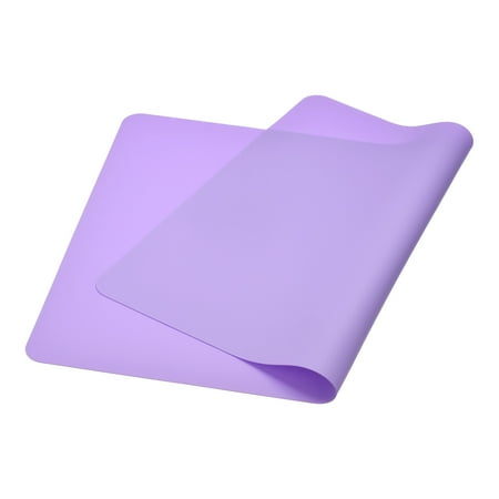 

Uxcell Silicone Baking Mat Heat Resistant Table Place Mats Suitable for Kitchen Dining Table Purple