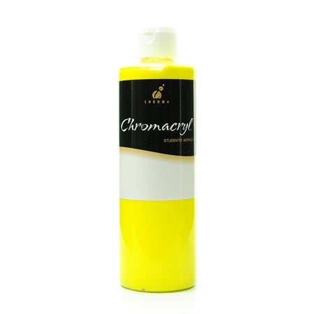 UPC: 0804551866692 | Chromacryl Students  Acrylic Paints cool yellow  500 ml (pack of 2)