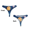 thumbnail image 3 of Fotbe Planets And Stars1 Tanga Sin Costuras para Mujer con Estampado – Panties Invisibles, Transpirables y Cómodos para Uso Diario-X-Large, 3 of 6