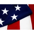 thumbnail image 1 of American Flag Made In Usa Taille 5'X8''- Polyester Premium de Qualité Commerciale Robuste - Résistant à Toutes les Intempéries - Rayures Cousues et Étoiles Brodées Drapeau Américain, 1 of 4