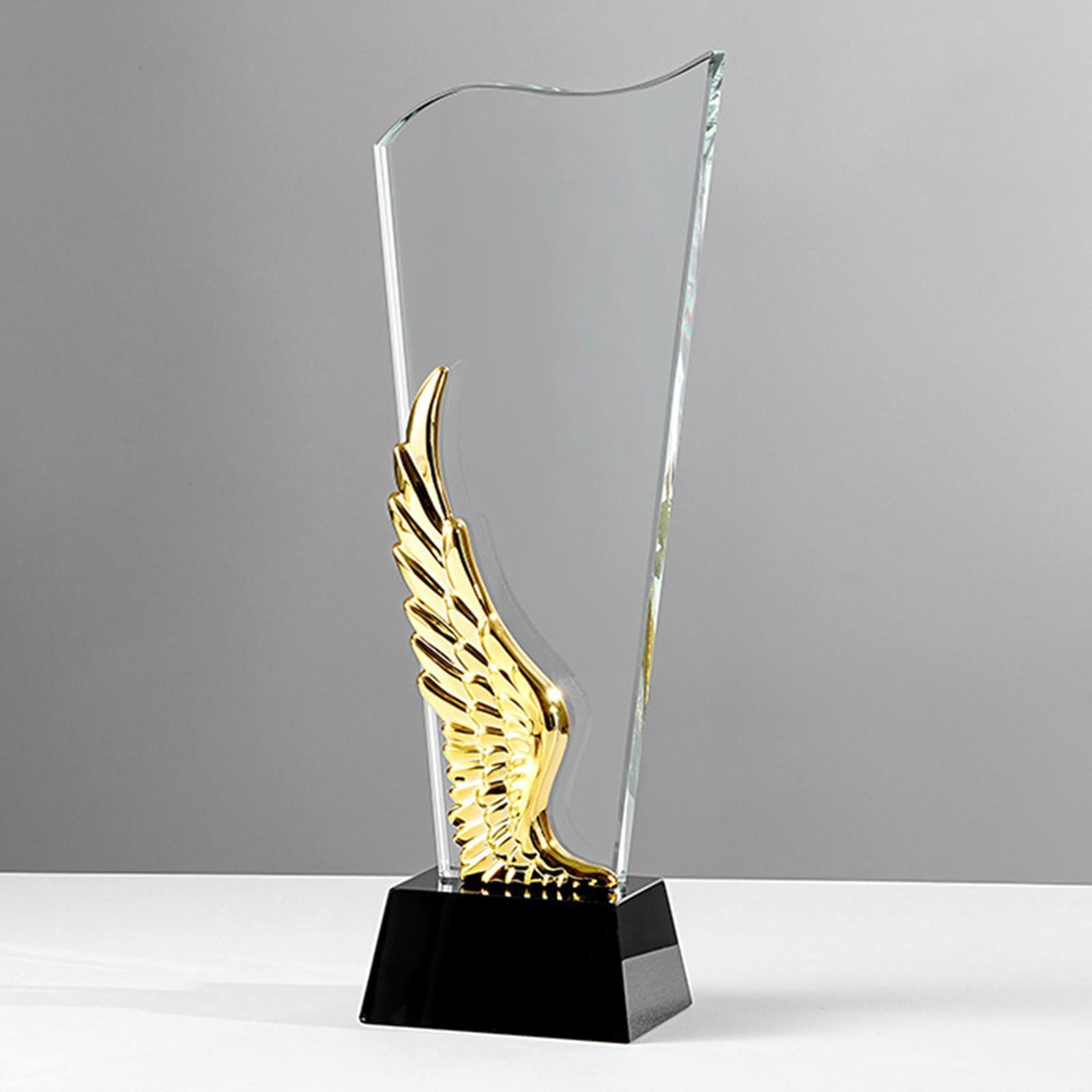 LeeQinersw Employee Appreciation Award Clear Glass Office for Coworker Thank You Trophy