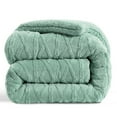 thumbnail image 6 of Aisbo Sherpa Winter Comforter, Reversible Flannel Blanket, 3D Jacquard Design, Warm & Cozy, Full Size, 6 of 6