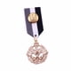 thumbnail image 4 of Broche de medalla a rayas con forma de ramillete, regalo único, accesorio de disfraz, joyería Estilo E, 4 of 9