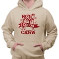 thumbnail image 2 of Hot Cocoa Crew Hoodie Sweatshirt Unisex 4X-Large Sand, 2 of 5