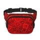 thumbnail image 1 of Disketp Red Rose Riñonera de Doble Capa, Bolsa de Cintura Ajustable para Viajes, Correr y Senderismo, Riñonera Ligera para Hombre y Mujer, 1 of 9