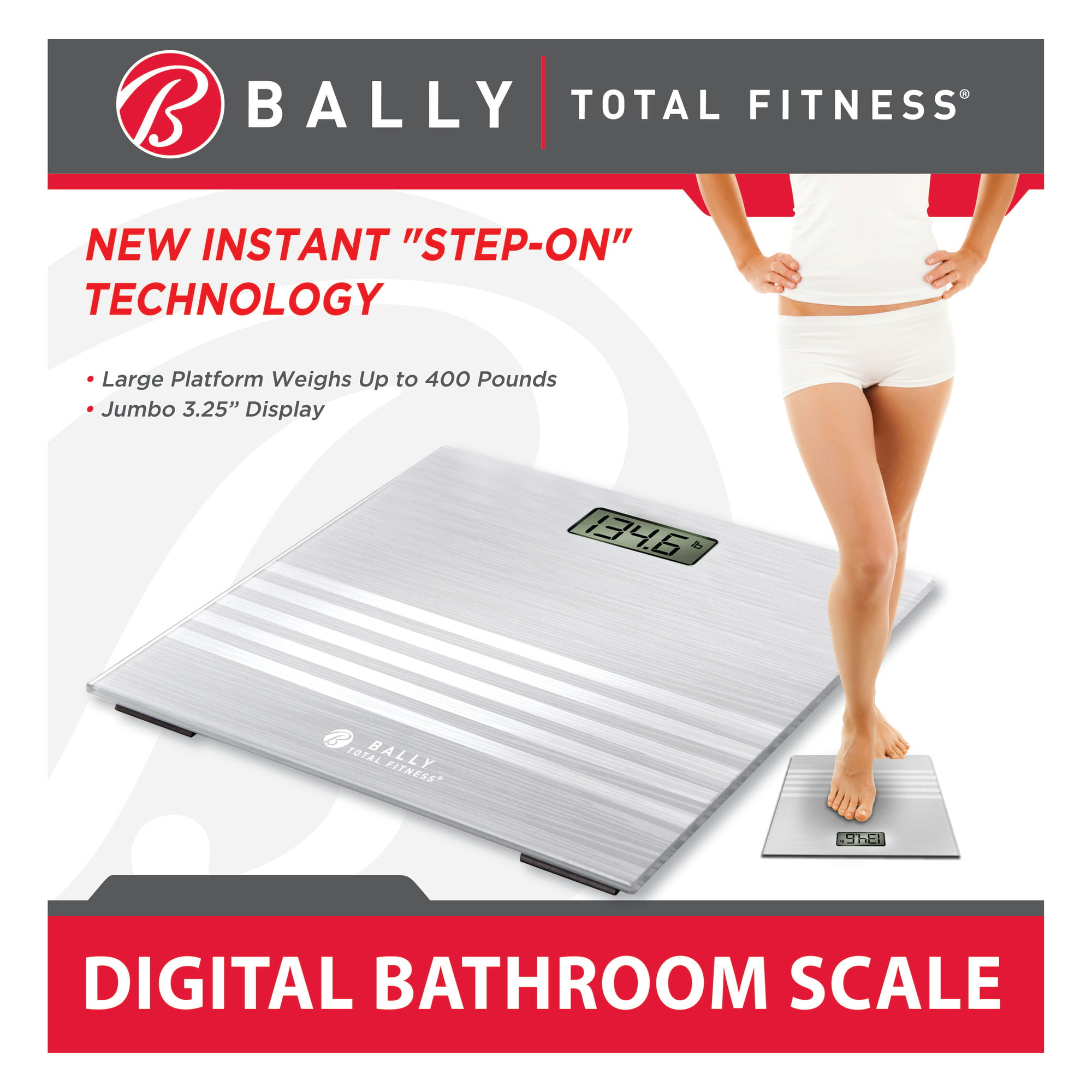  Bally Total Fitness BLS-7302 BLK Digital Bathroom