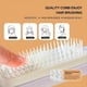 thumbnail image 3 of Cepillo de Pelo Giratorio Autolimpiante - Peine con Cojín de Aire de Masaje Antiestático para Mujeres, Peine Alisador Retráctil Mágico A, 3 of 5