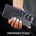 thumbnail image 2 of Dteck for Samsung Galaxy S25 Ultra Case, Compatible with MagSafe, Anti-Yellowing Slim Shockproof Magnetic Phone Case for Samsung Galaxy S25 Ultra 6.9" 2025,Purple, 2 of 7