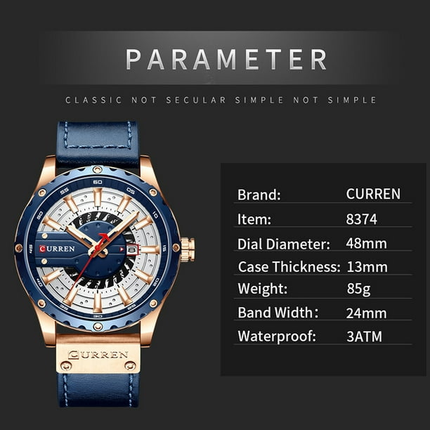 Leather band sale dress watches