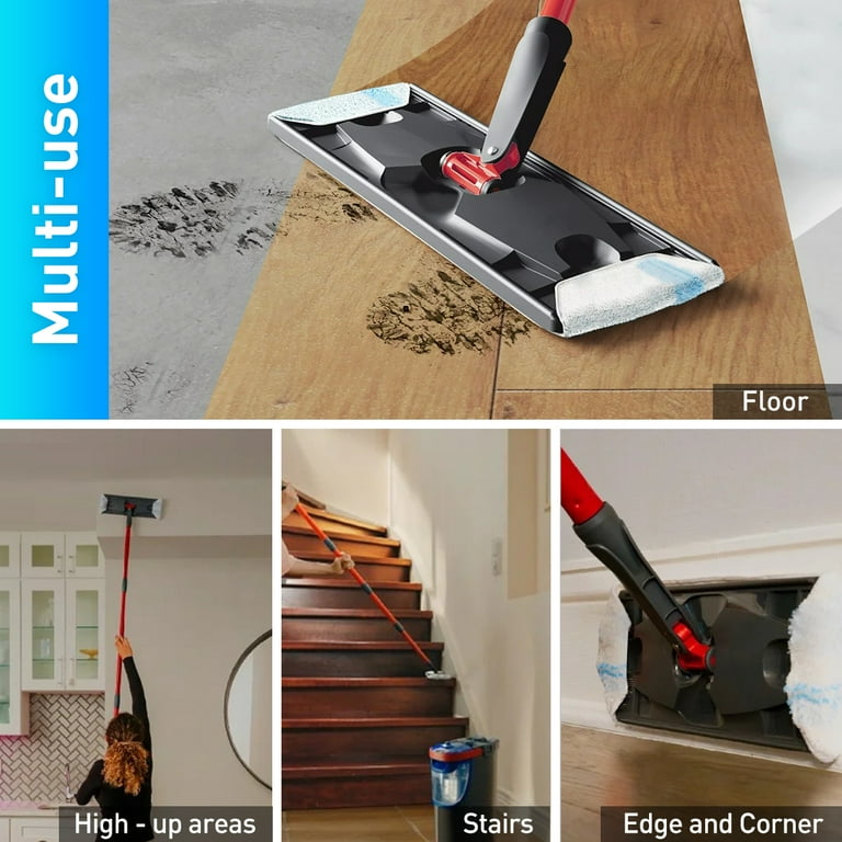 8 Pack Mop Refills Compatible with O-Cedar H2prO Flat Mop System