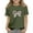 Army Green, variant on CCRFTGI Shirts for Teens Girl Cute Short Sleeve Bowknot Graphic Tunic Tops Summer Round Neck T-Shirts Comfort Lightweight Solid Clean Girl Clothes Army Green 7-8Y