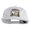 White, variant on Yosemite Fishing Bigfoot Embroidered Cotton Flat Bill Cap - Khaki OSFM